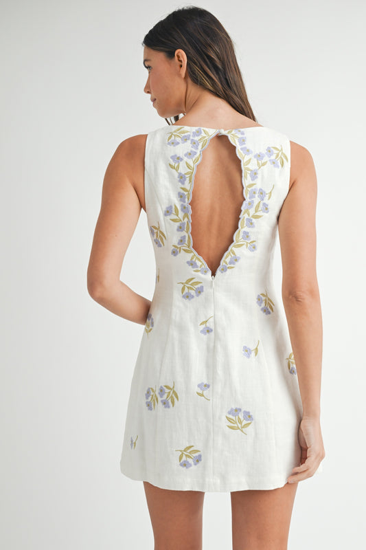Dainty Floral Mini Dress