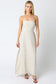 Irise Strapless Dress In Melange