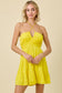 Girls Just Wanna Have Sun Dress In Lemon Yellow