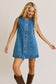 Button Up Denim Dress