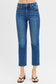 Ruby Tummy Control High Rise Crop Straight Jeans