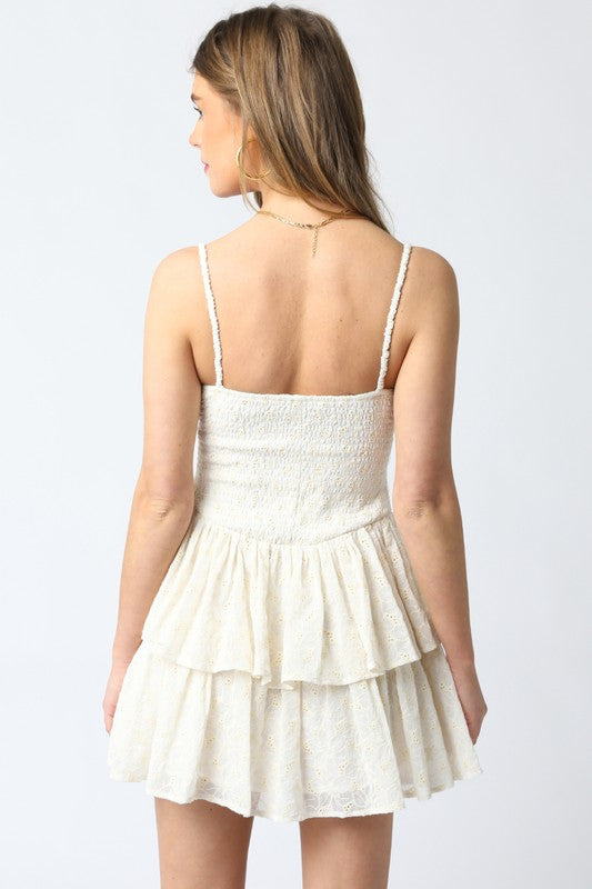 All The Details Ivory Mini Dress