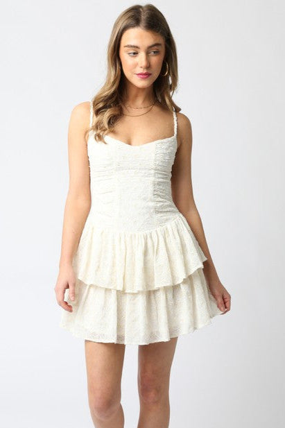 All The Details Ivory Mini Dress