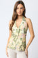 Tropical Florals Halter Top