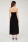 Night Out Strapless Midi In Black