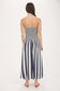 Bless The USA Stripe Midi In Navy
