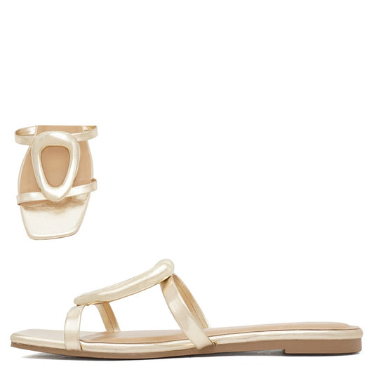 Distant Sandal In Gold