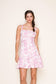 Flirty Ruffle Jacquard Mini Dress