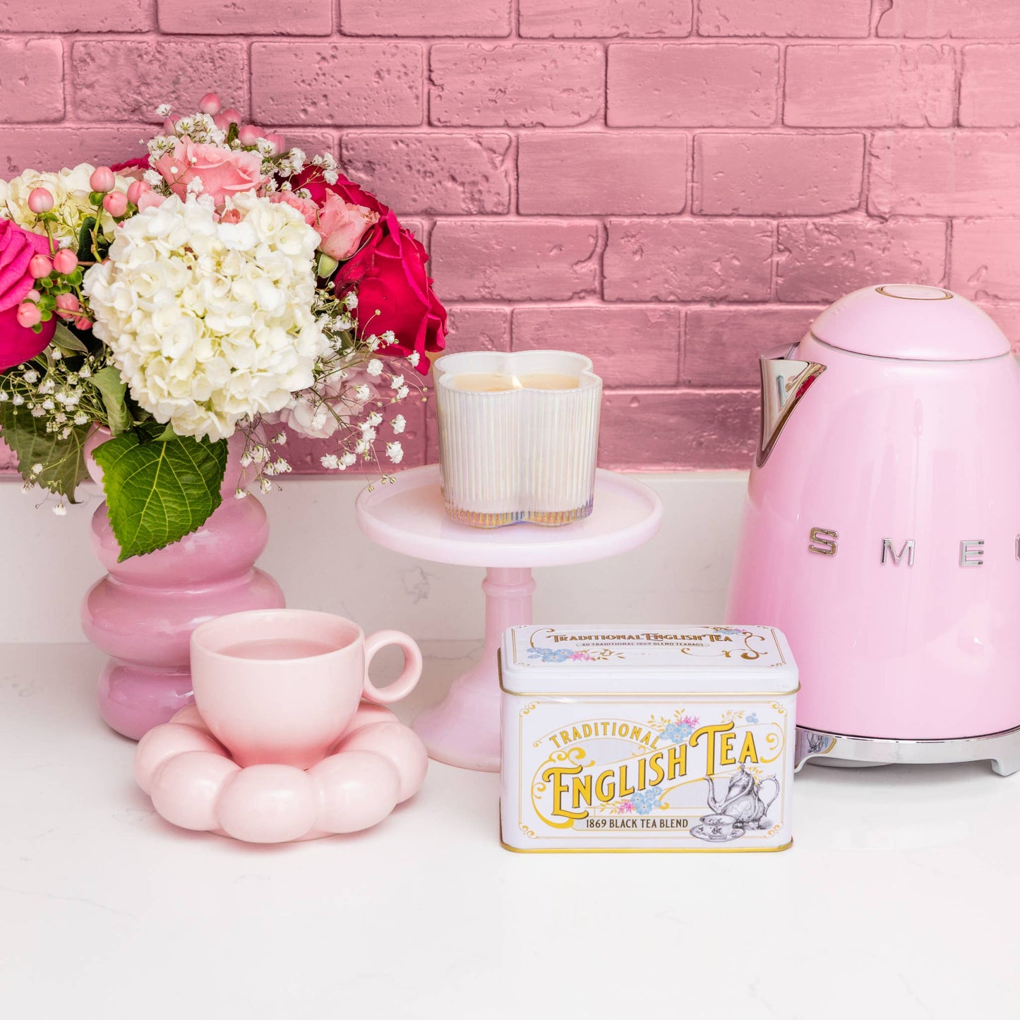 Sweet Grace Collection Candle #76 | White Decorative Candle