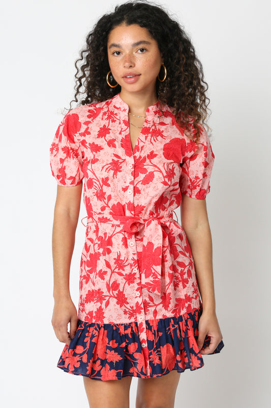 Summer Is Here Belted Mini Dress