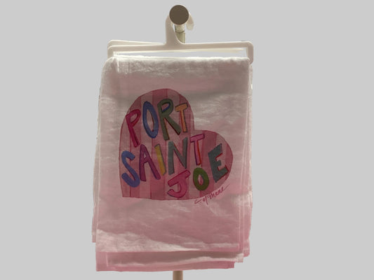 Port Saint Joe Love Tea Towel