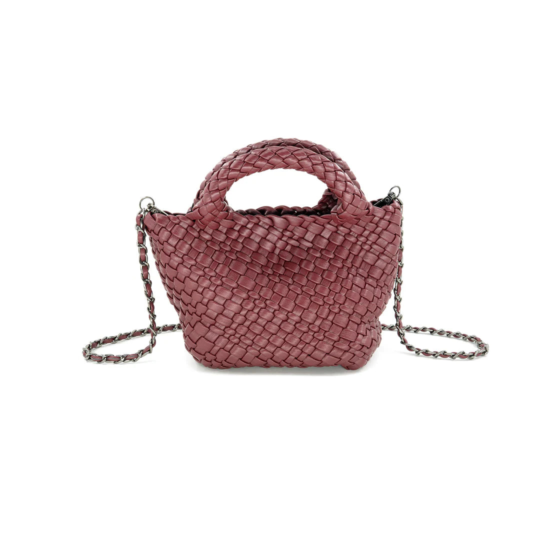 Woven Extra Mini Hobo Bag