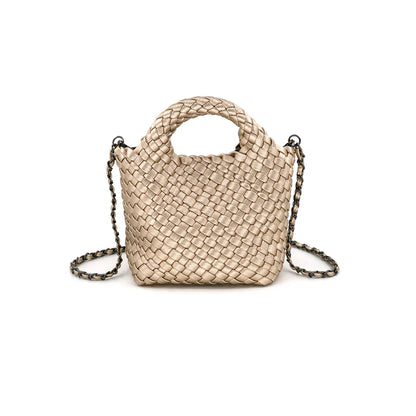 Woven Extra Mini Hobo Bag