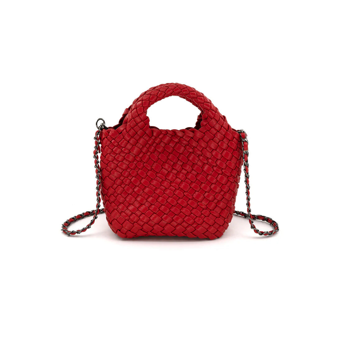 Woven Extra Mini Hobo Bag