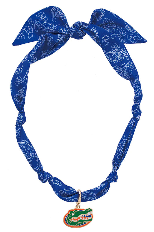 Florida Gators Logo Bandana Scarf Necklace