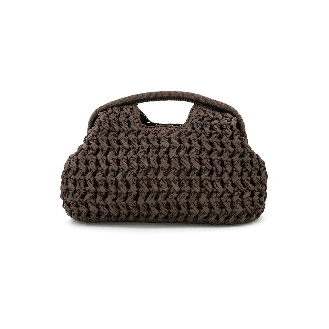 Portofino Clutch In Chocolate