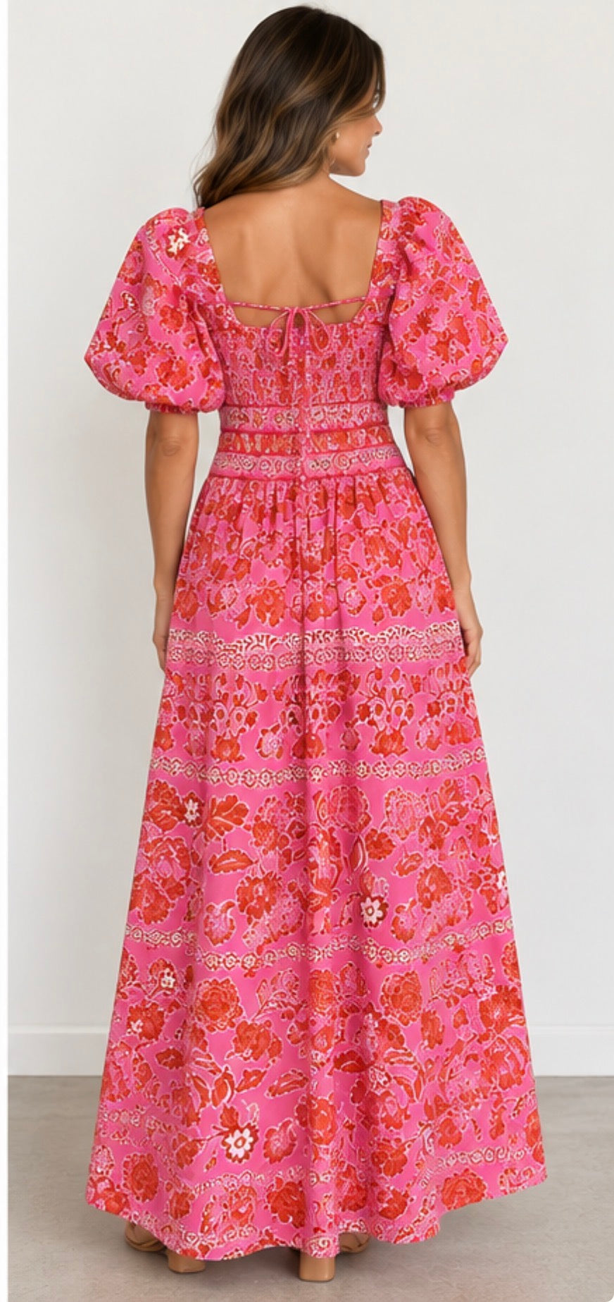 The Magnolia Mae Puff Sleeve Dress