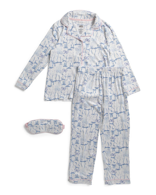 Happy Threads Bow Pajamas