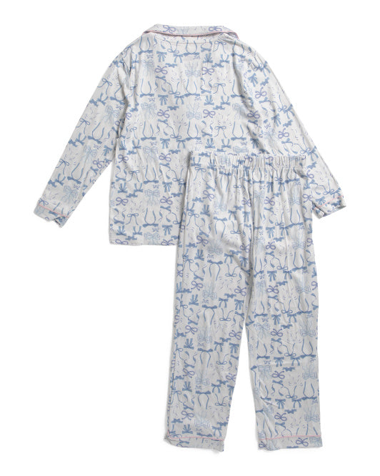 Happy Threads Bow Pajamas