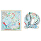 Silk Feel Square Scarf for Travel & Styling_CWASC0651