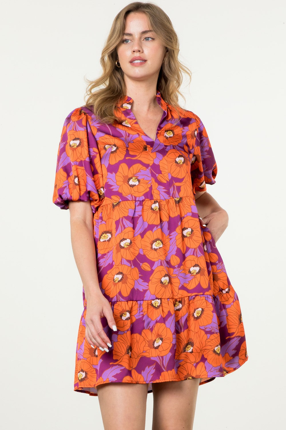 Purple Poppy Dress