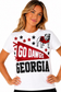 Georgia Pennant Sparkle T-Shirt PRE-ORDER (Est Ship 9/3)