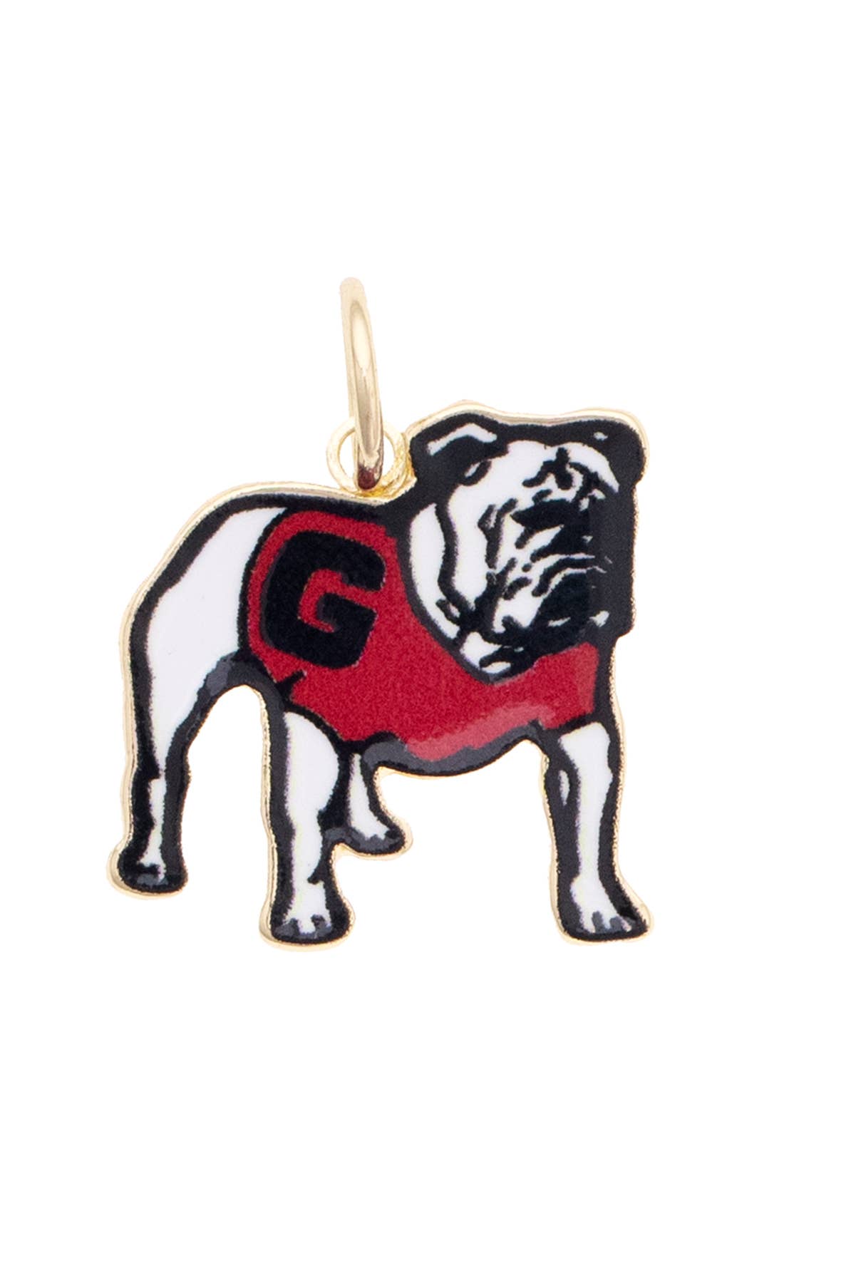 Georgia Bulldogs UGA Enamel Mascot Charm