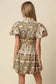 Autumn in Capri Gingham Bubble Mini Dress