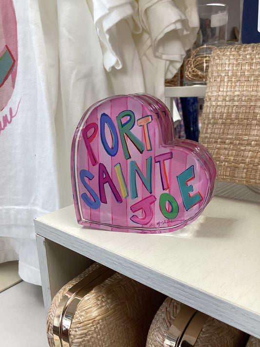 "Port St. Joe Love" Acrylic Mini Shelfie