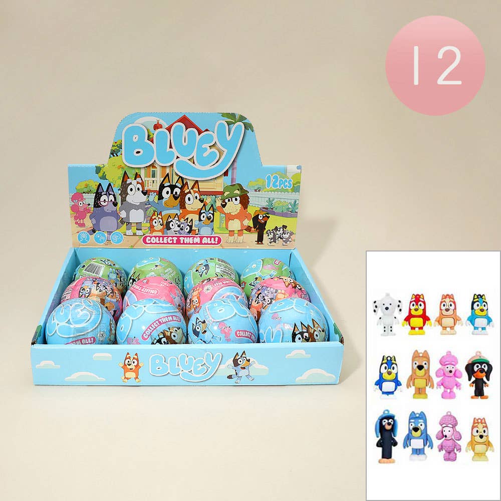 Bluey Dog Character Surprise Capsule Toys