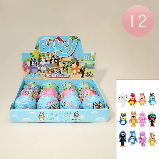 Bluey Dog Character Surprise Capsule Toys