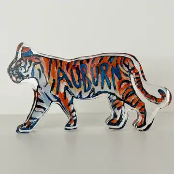 Chelsea McShane Auburn Tiger II Acrylic Shelfie Small