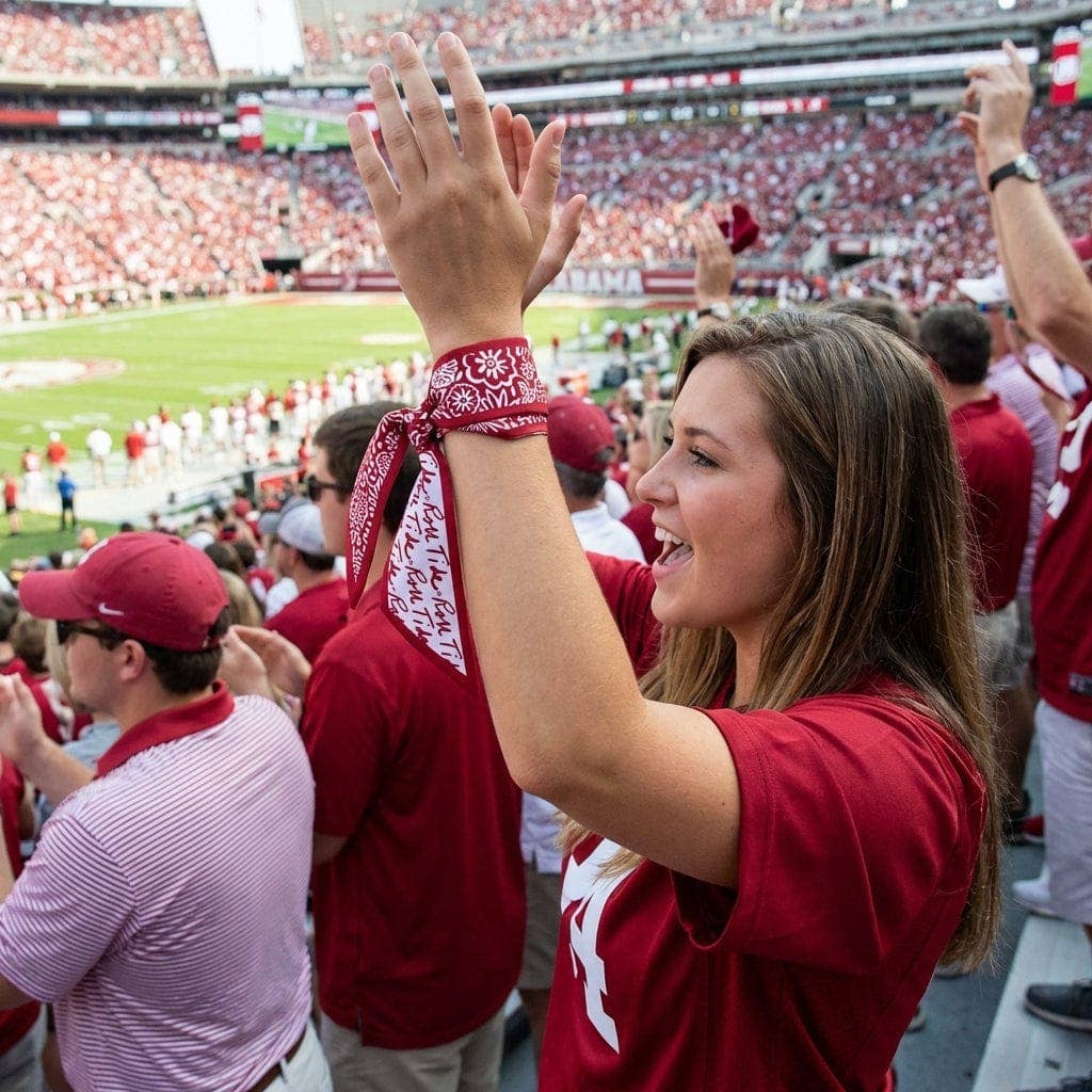 Skinny Scarf  – Alabama Crimson Tide
