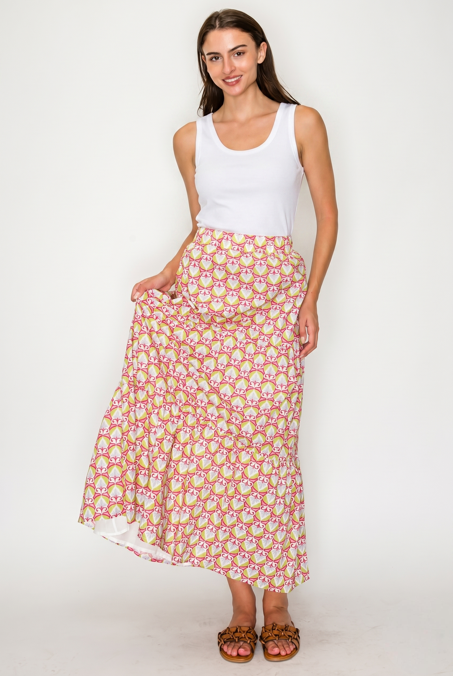 Mythic Petals Maxi Skirt