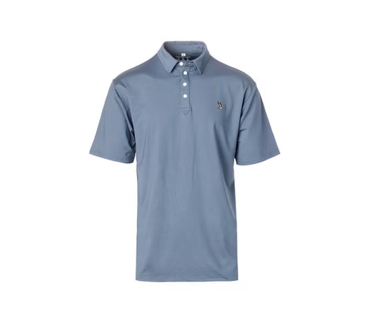 Fieldstone Roost Solid Performance Polo in Blue