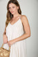 Pintuck Pleated Maxi in Cream