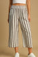 Chocolate Stripe Wide Leg Pants