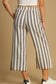 Chocolate Stripe Wide Leg Pants
