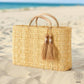 Handwoven Market Reed Storage, Palm Leaf Storage Baskets