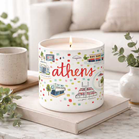 UGA Athens Candle