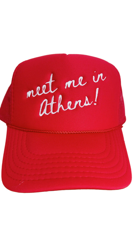 Meet Me in Athens! Trucker Hat University of Georgia