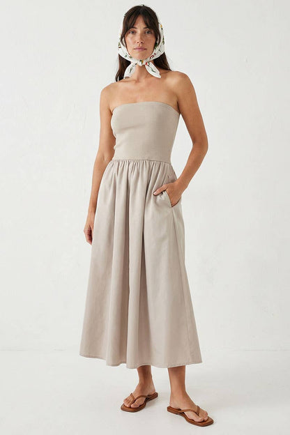 Tube Top Maxi Dress
