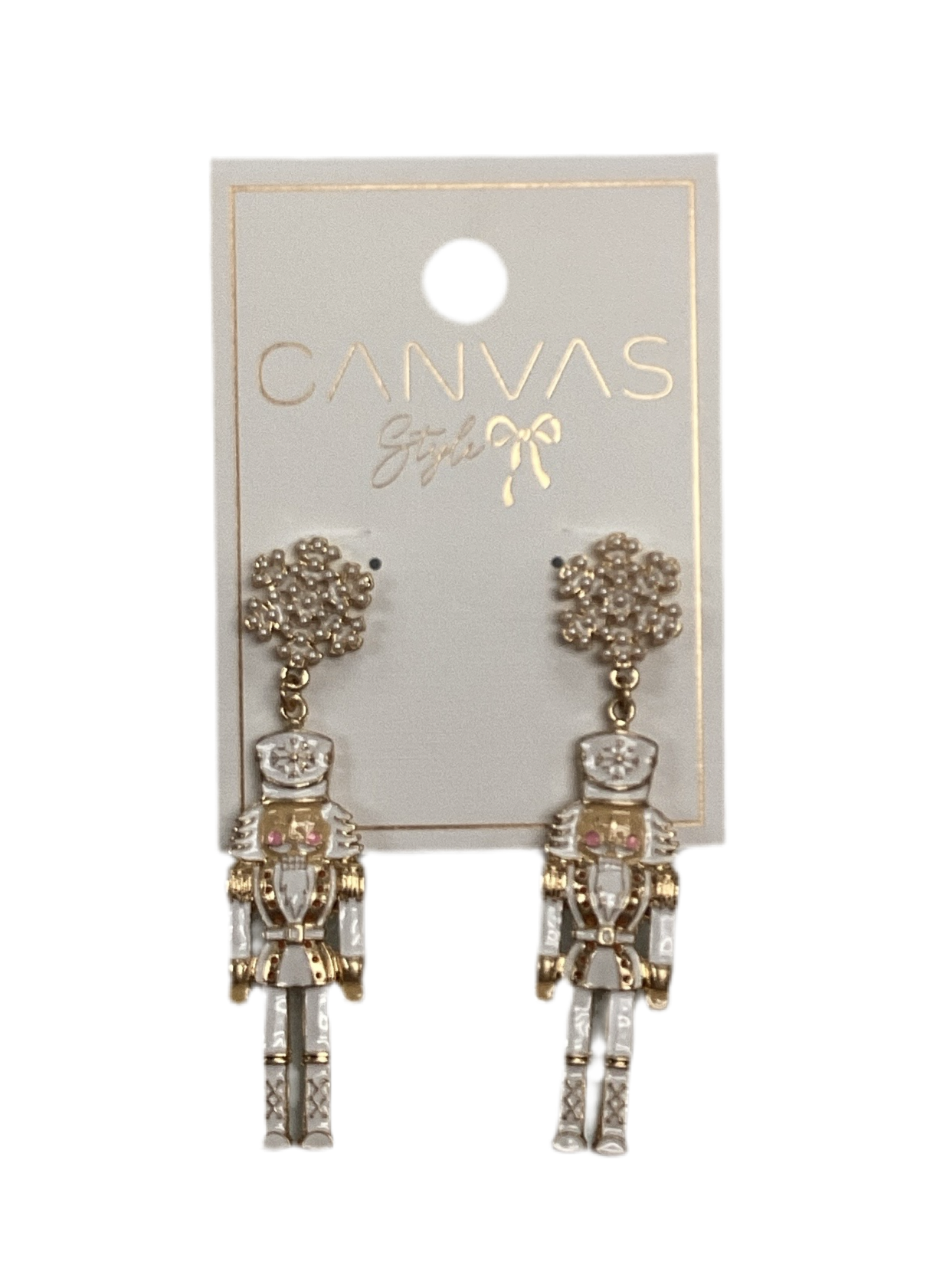 Snowflake Nutcracker Earrings