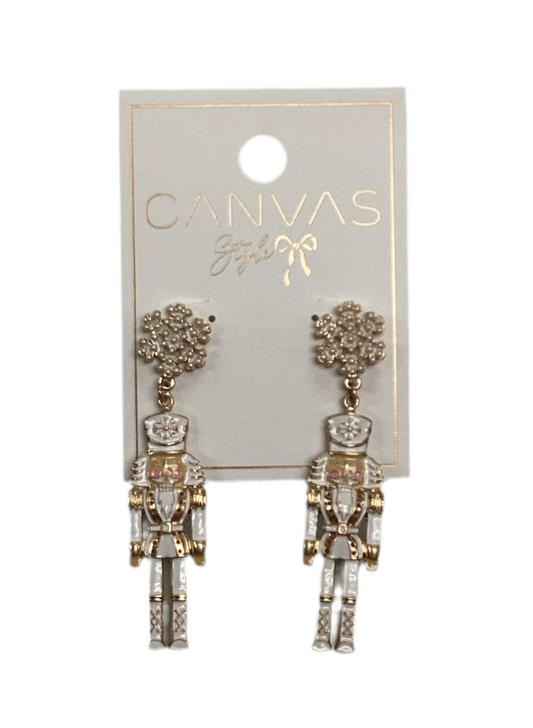 Snowflake Nutcracker Earrings