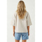 Boxy Half Sleeve Button Up Shirt