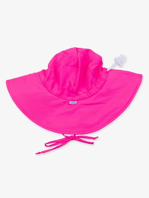 RuffleButts Neon Magenta Sun Protective Hat