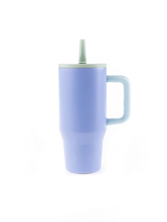 Mary Square 30oz Periwinkle Tumbler