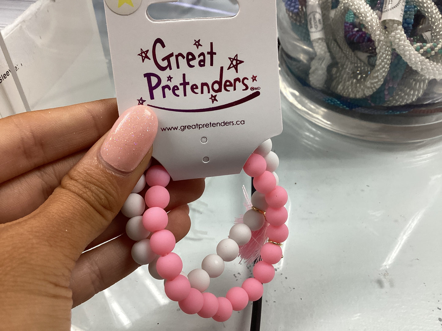 Pretty pastel soft touch bracelet