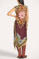 Fringe-Trim Floral Shift Dress