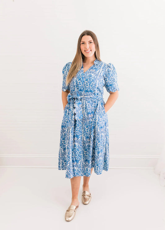 Blue Italian Grace Dress